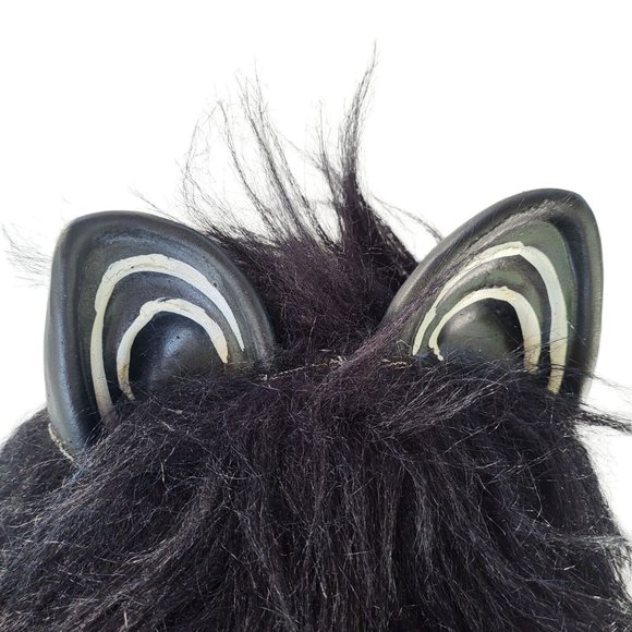 Vintage Cat Head Dress Halloween Costume KISS CAT WOMAN Rubber Inside Cap - Picture 7 of 11